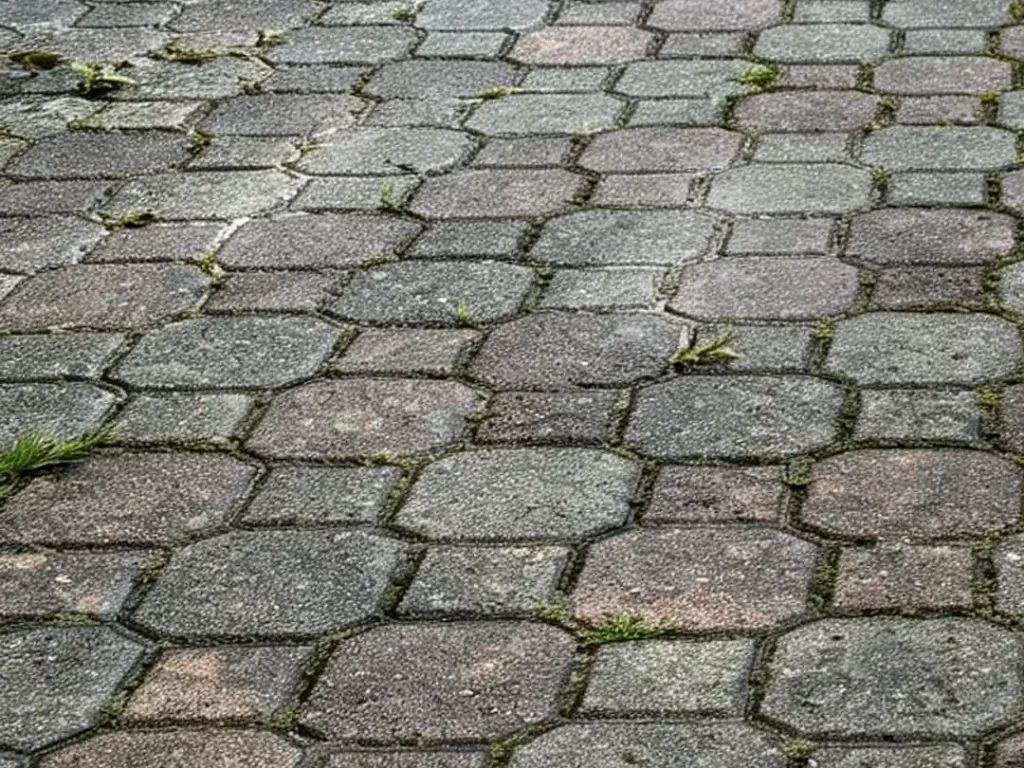 Brudna kostka przed myciem